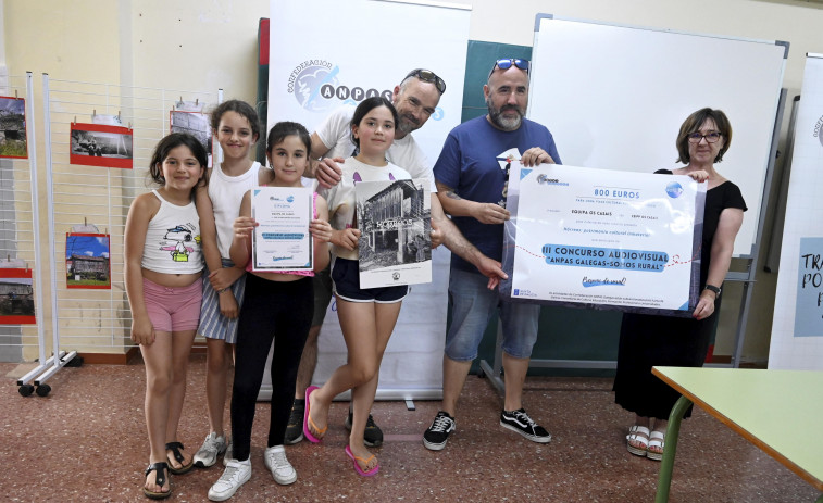 Anpas Galegas vuelve a premiar un proyecto audiovisual del CEIP Os Casais, en este caso sobre los hórreos