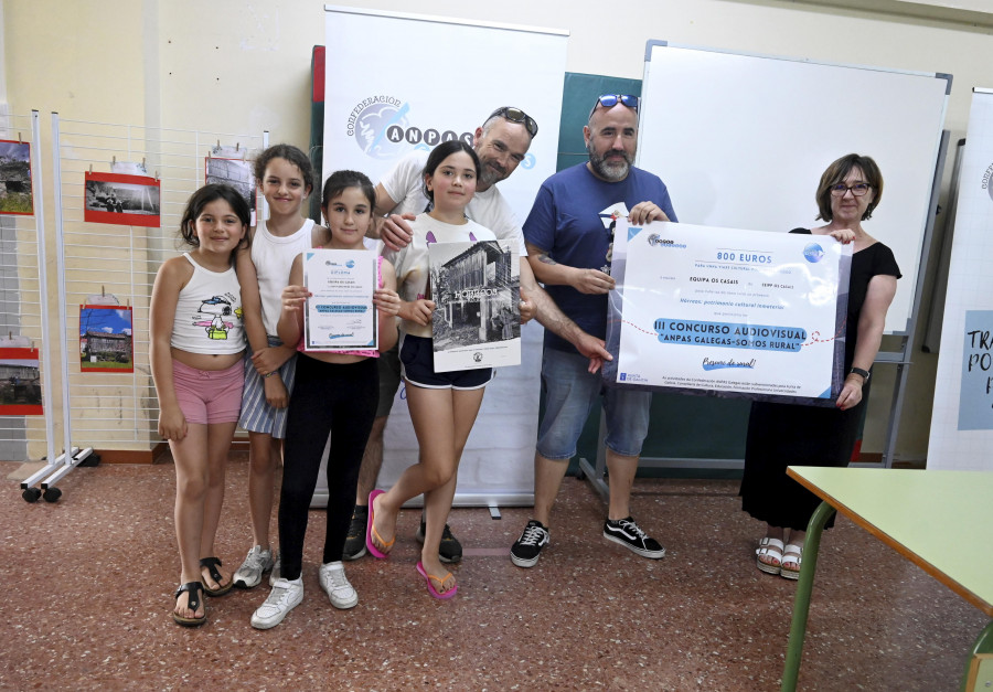 Anpas Galegas vuelve a premiar un proyecto audiovisual del CEIP Os Casais, en este caso sobre los hórreos