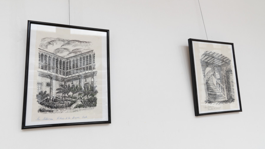 Santos San Cristóbal expone su visión de la identidad de Ferrolterra en dibujos editados por Paramés