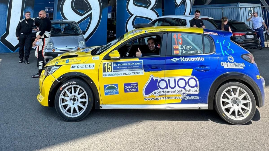 Édgar Vigo y Fátima Ameneiro reviven en Croacia y se sitúan segundos en la general del FIA European Rally Trophy