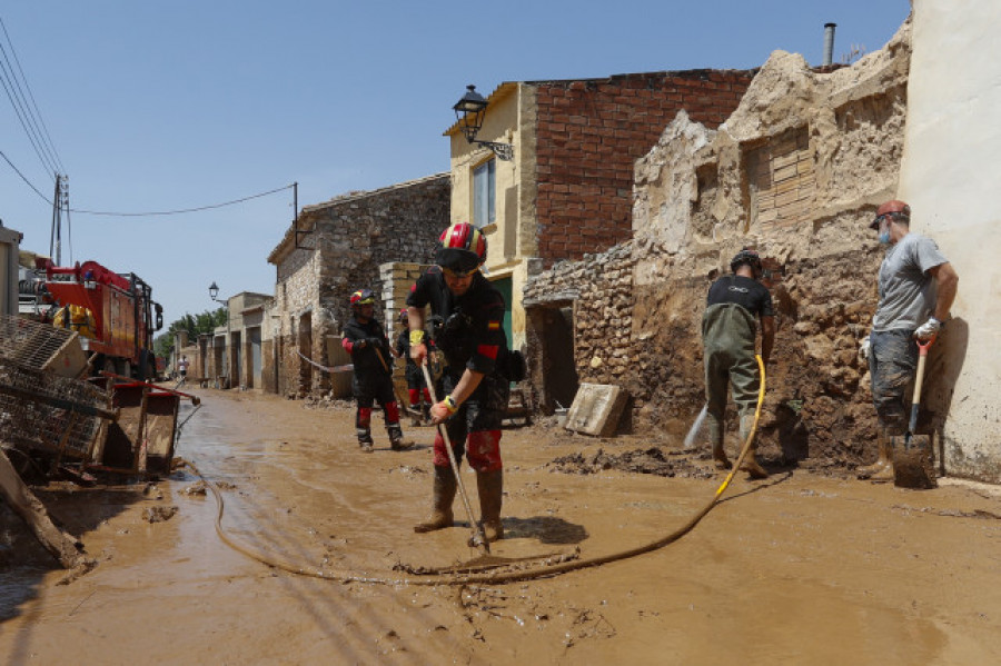 Los vecinos de Aragón tratan de recomponerse de las tormentas y reclaman ayudas