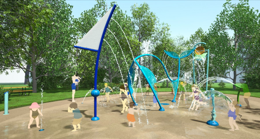 El “splash park” de A Malata tendrá capacidad para 50 niños y niñas de 2 a 10 años