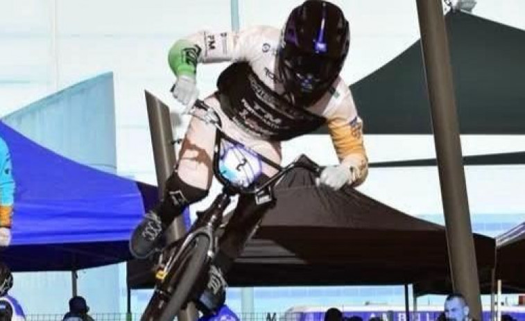 Sergio Veiga, la gran esperanza de la comarca en el Endurrazo Pumptrack