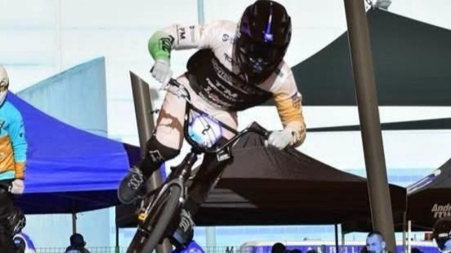 Sergio Veiga, la gran esperanza de la comarca en el Endurrazo Pumptrack