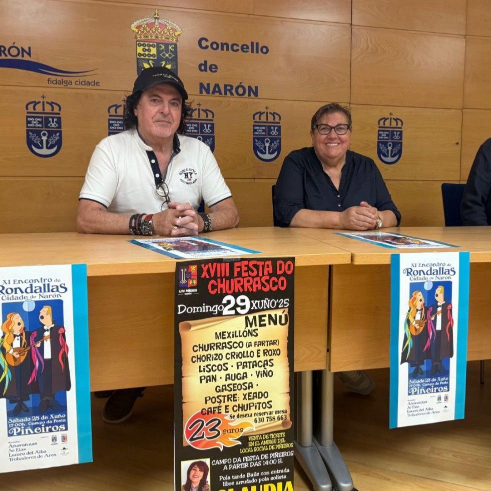 Rondallas y churrasco en el fin de semana cultural y gastronómico de Piñeiros