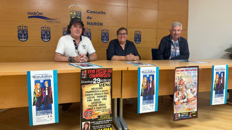 Rondallas y churrasco en el fin de semana cultural y gastronómico de Piñeiros
