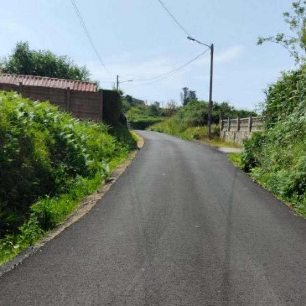 Cedeira culmina la mejora de dos calles y cuatro caminos con una inversión de 127.600 euros