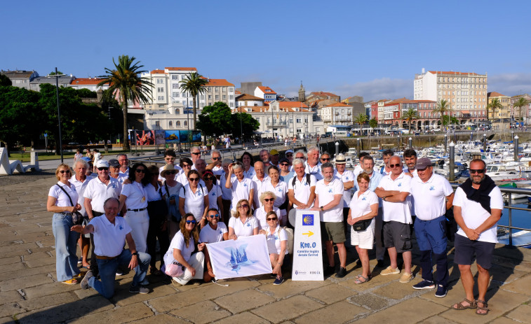 Los barcos del Camino de Santiago ya están amarrados en Curuxeiras
