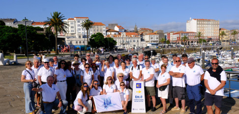 Los barcos del Camino de Santiago ya están amarrados en Curuxeiras