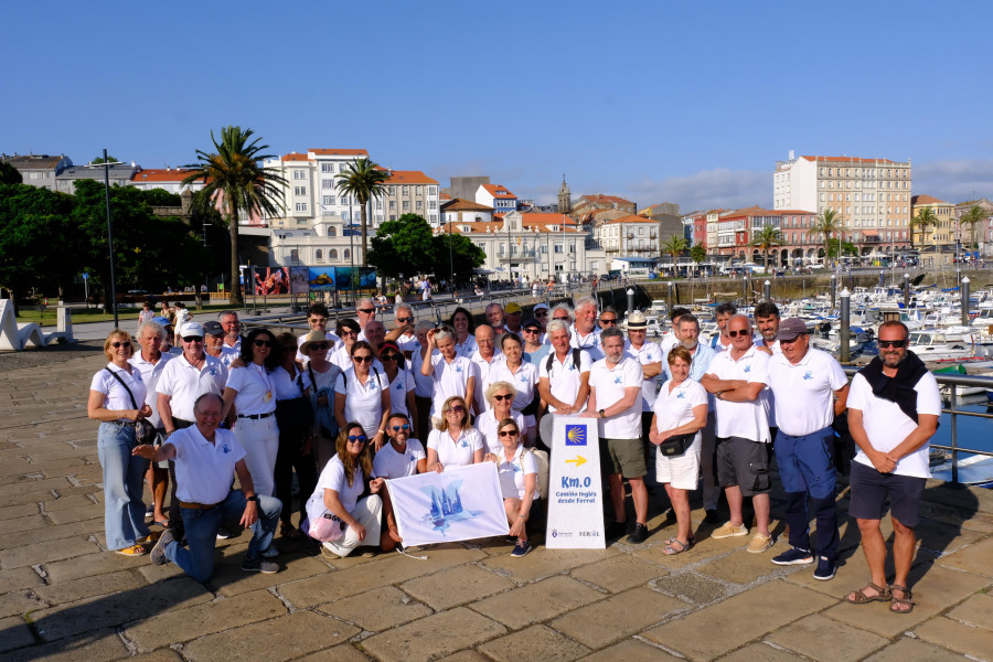 Los barcos del Camino de Santiago ya están amarrados en Curuxeiras
