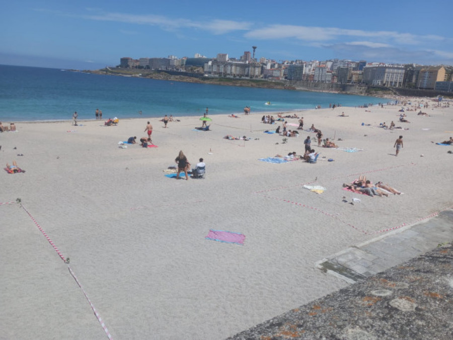 A la conquista de la playa del Orzán