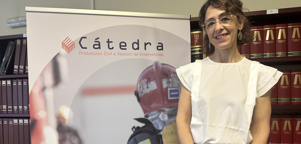 La profesora Sonia Zaragoza pasa a dirigir la cátedra de Protección Civil
