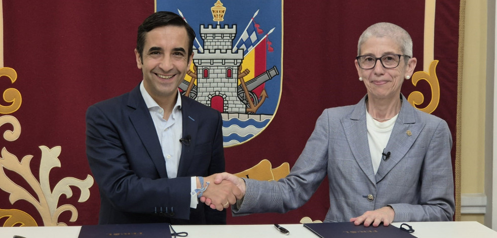 El gobierno local ferrolano rubrica dos acuerdos con Teima y Cáritas