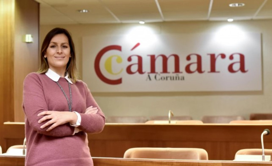 Sofía Ramos, responsable cameral de Formación: “El papel de la Cámara en Ferrol va a ser el mismo que está teniendo en A Coruña”
