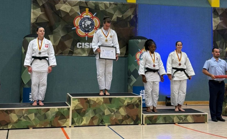 Alba de Bernardo consigue un merecido bronce en el Mundial militar