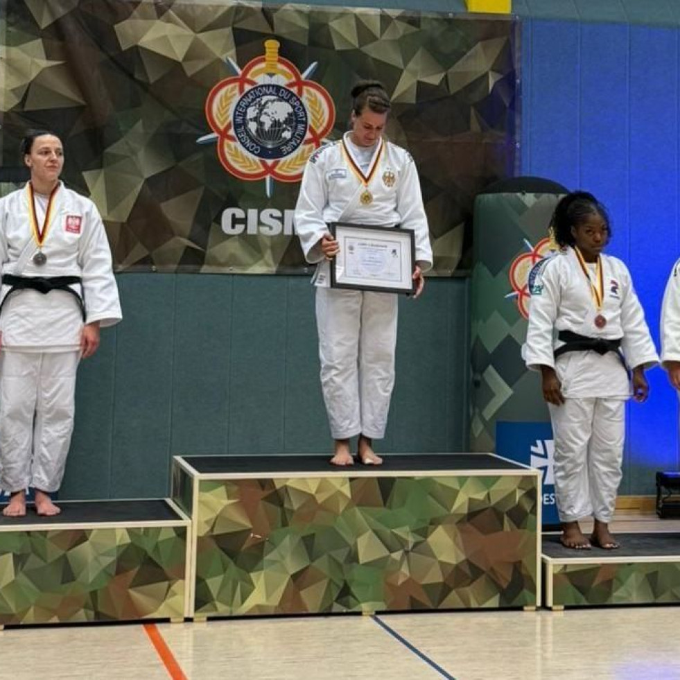 Alba de Bernardo consigue un merecido bronce en el Mundial militar