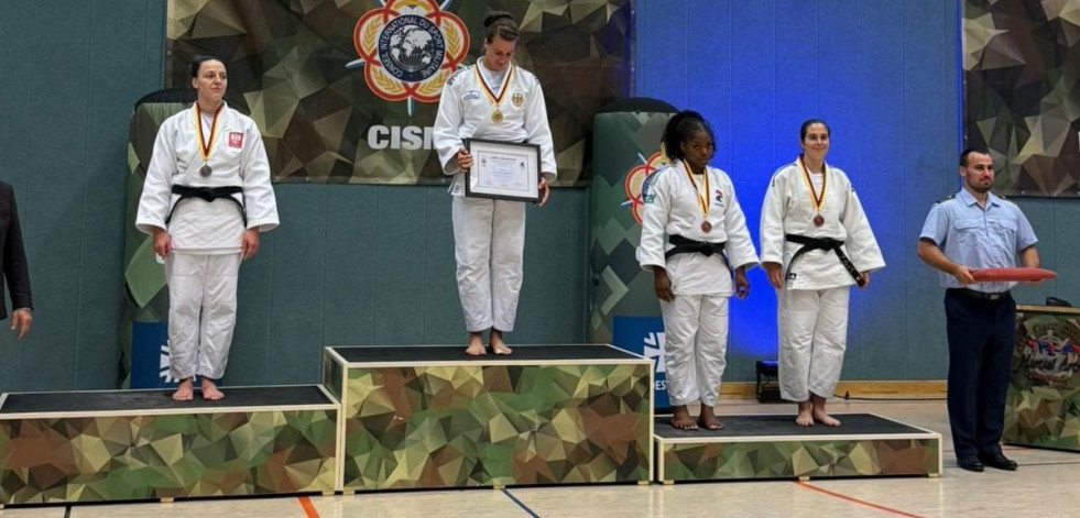 Alba de Bernardo consigue un merecido bronce en el Mundial militar