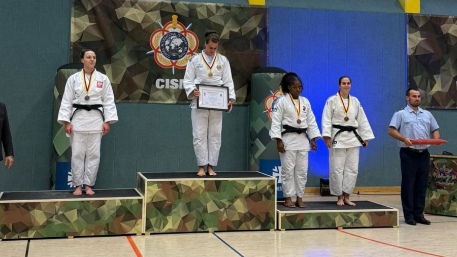 Alba de Bernardo consigue un merecido bronce en el Mundial militar