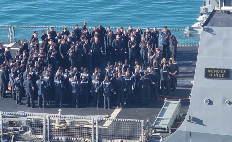 La “Méndez Núñez” hace alarde de sus capacidades durante su despliegue con la Royal Navy