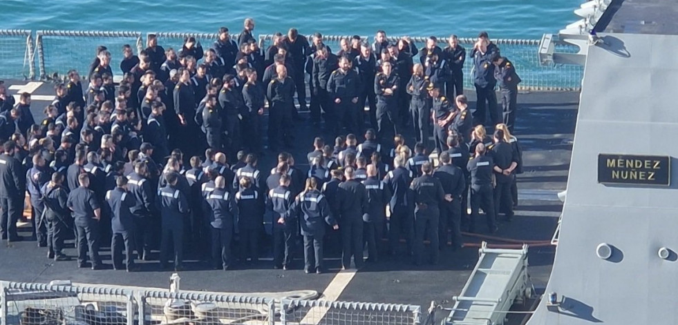 La “Méndez Núñez” hace alarde de sus capacidades durante su despliegue con la Royal Navy