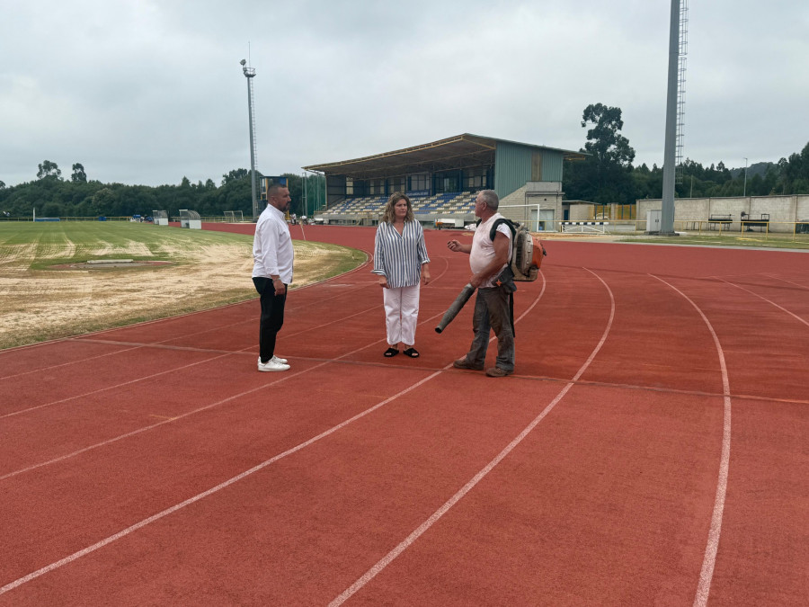 El Concello de Narón ultima los preparativos en la pista de Río Seco