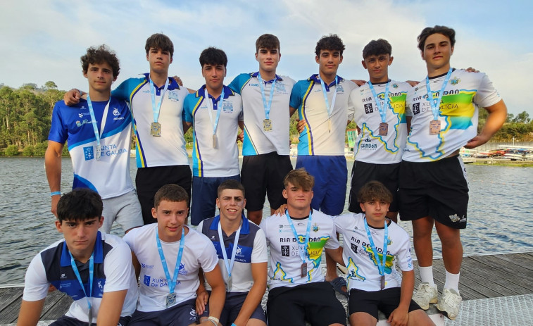 El K-4 del Firrete y el K-2 del As Pontes catan medalla en el certamen gallego
