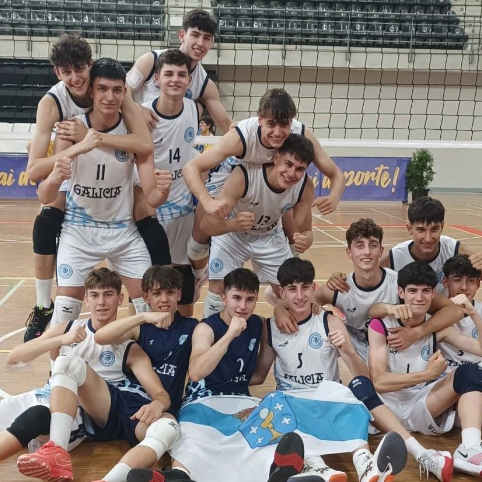 Los infantiles del Aldebarán, de la plata gallega al “top 5” en el Nacional de Asturias