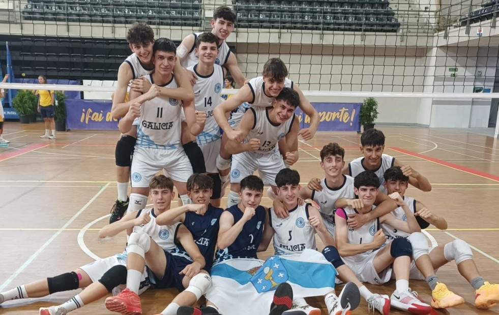 Los infantiles del Aldebarán, de la plata gallega al “top 5” en el Nacional de Asturias