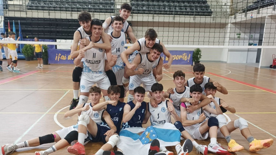 Los infantiles del Aldebarán, de la plata gallega al “top 5” en el Nacional de Asturias