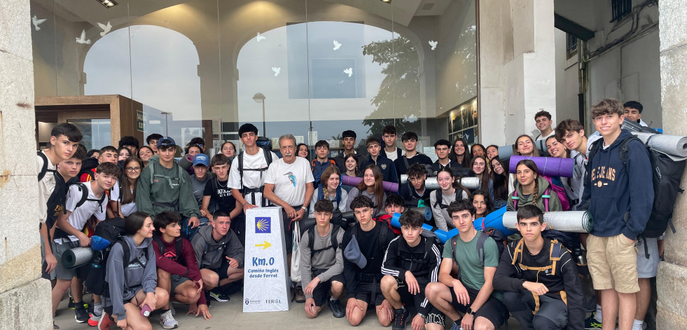 El colegio Logos inició por décimo año consecutivo el Camino Inglés