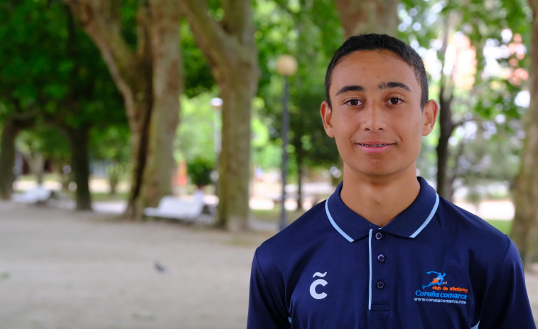 Bruno Castro, atleta ferrolano: “Estoy contento con los récords, pero puedo hacerlo mejor”