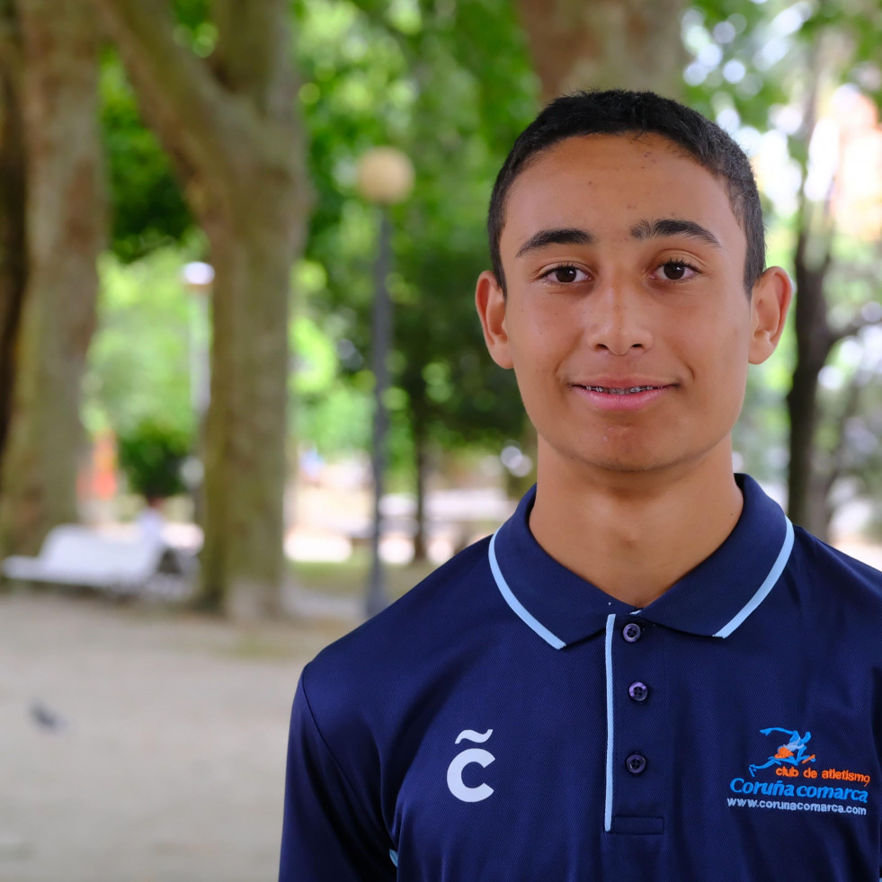 Bruno Castro, atleta ferrolano: “Estoy contento con los récords, pero puedo hacerlo mejor”
