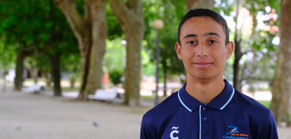 Bruno Castro, atleta ferrolano: “Estoy contento con los récords, pero puedo hacerlo mejor”
