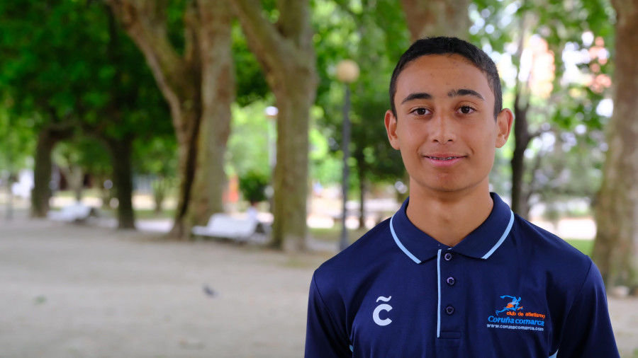Bruno Castro, atleta ferrolano: “Estoy contento con los récords, pero puedo hacerlo mejor”