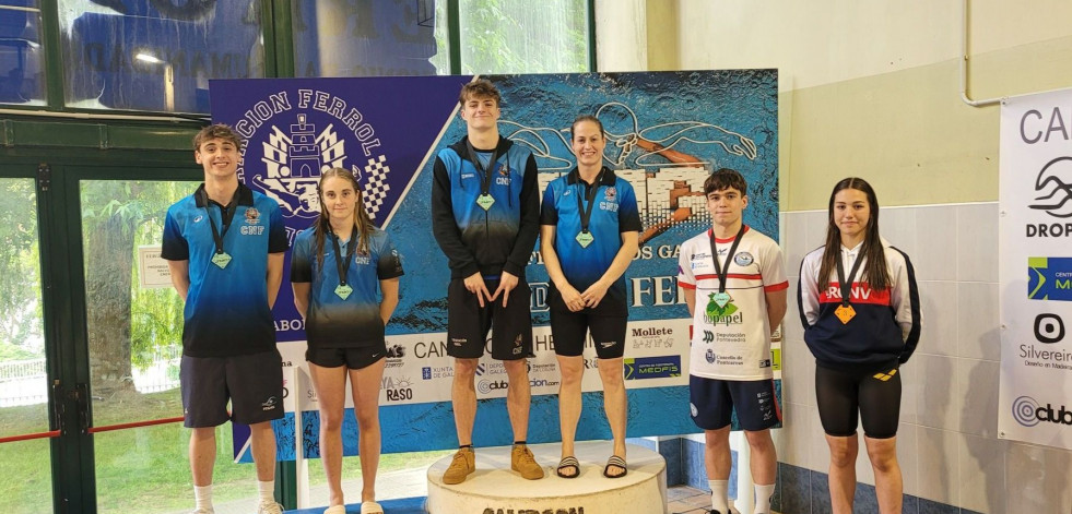 El Gallego de natación, puerta a podios locales