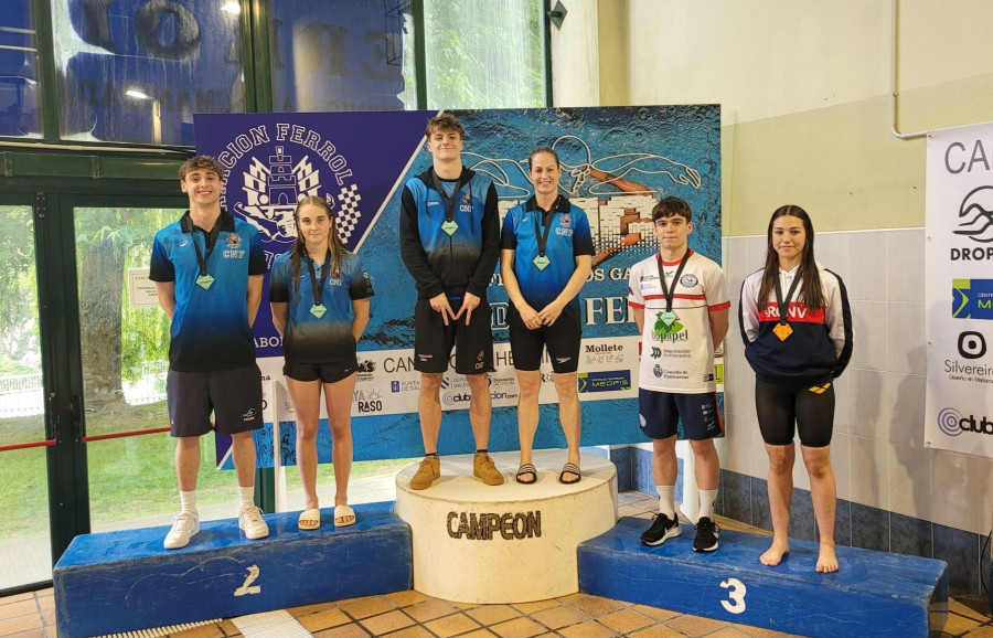 El Gallego de natación, puerta a podios locales