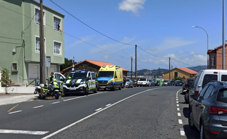 Un herido grave en un accidente de moto en Neda