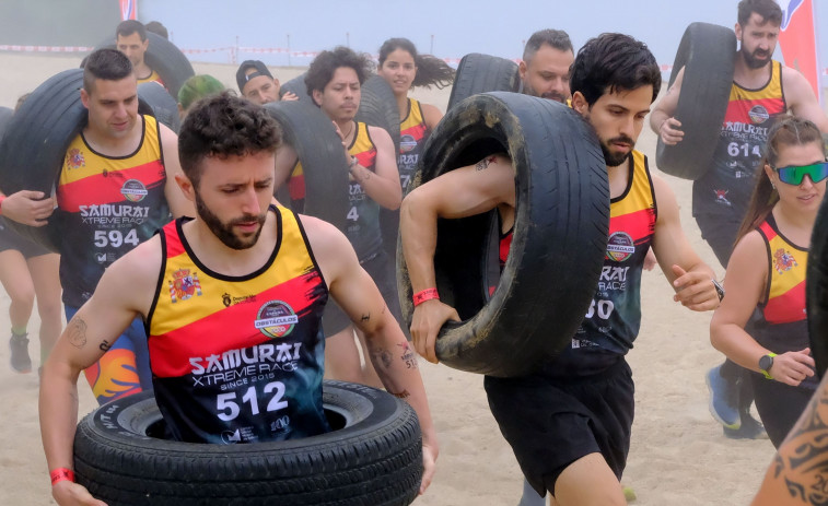 Esteban y Velasco, los ganadores en la Samurai Xtreme Race de As Pontes