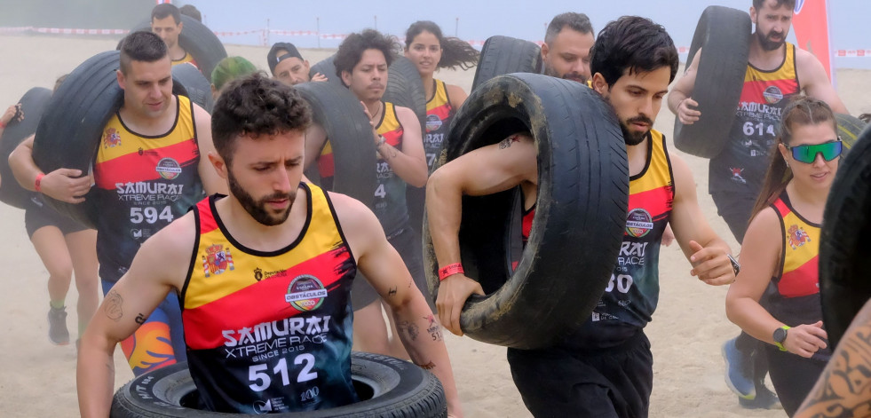 Esteban y Velasco, los ganadores en la Samurai Xtreme Race de As Pontes