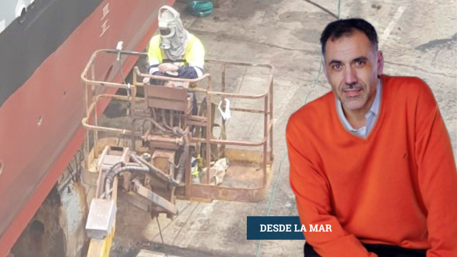 DESDE LA MAR | Chorreado y pintado de los buques