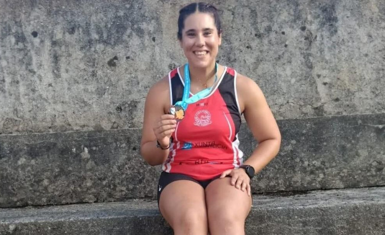 Xiana Lago se cuelga el bronce en su último intento