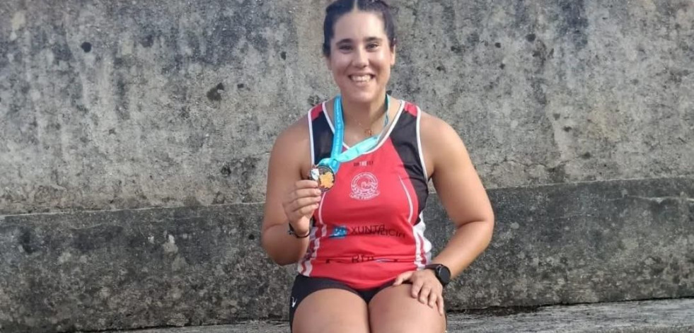 Xiana Lago se cuelga el bronce en su último intento