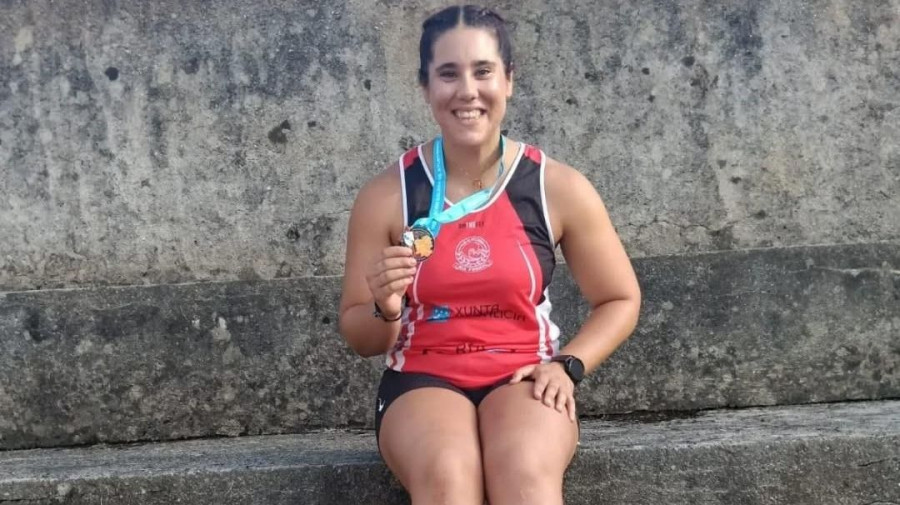 Xiana Lago se cuelga el bronce en su último intento