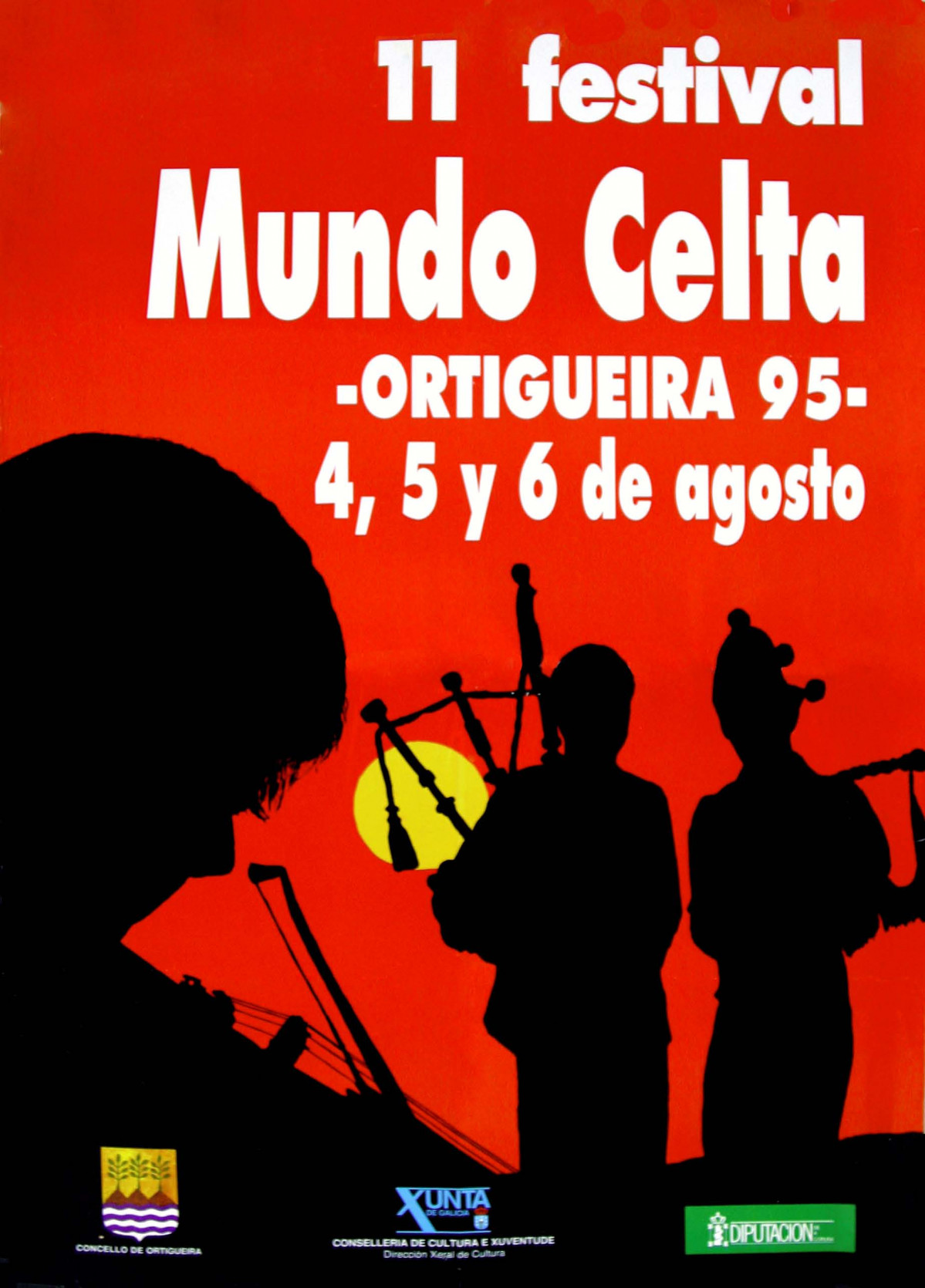 Foto 4  Cartel da edición do rexurdir, 1995, por Álvaro F. Polo