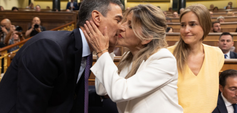 Yolanda Díaz confía en la honradez de Sánchez pero le demanda más garantías ante el caso Cerdán y cambiar el rumbo