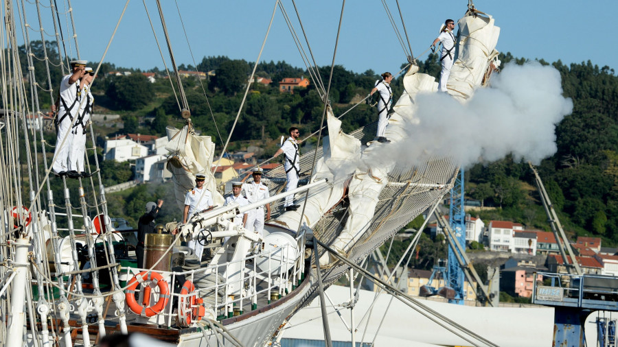El “Elcano” y Ferrol, un idilio de amor por la Armada y el mar que cumplirá un siglo