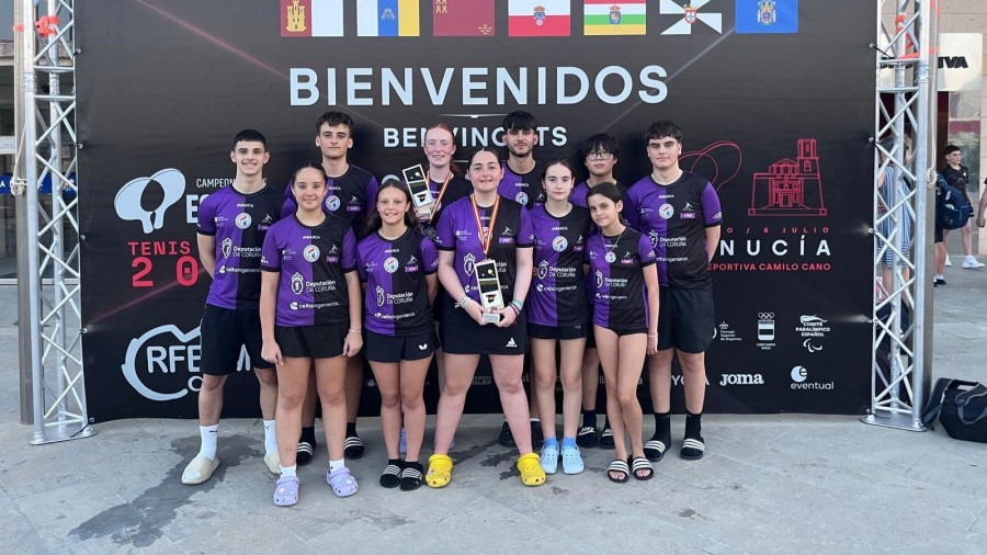 El Tenis de Mesa Narón se proclama campeón nacional por primera vez