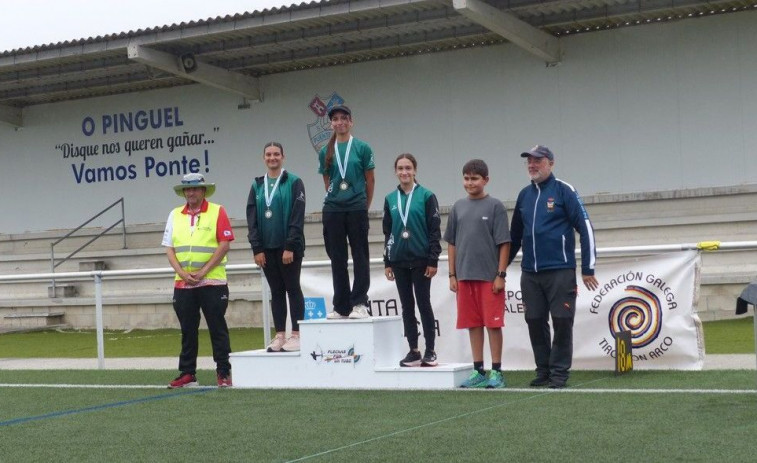 Arco Narón, Arco Ferrol y Sílex dejan su huella en el Trofeo Federación Galega de Ponteceso