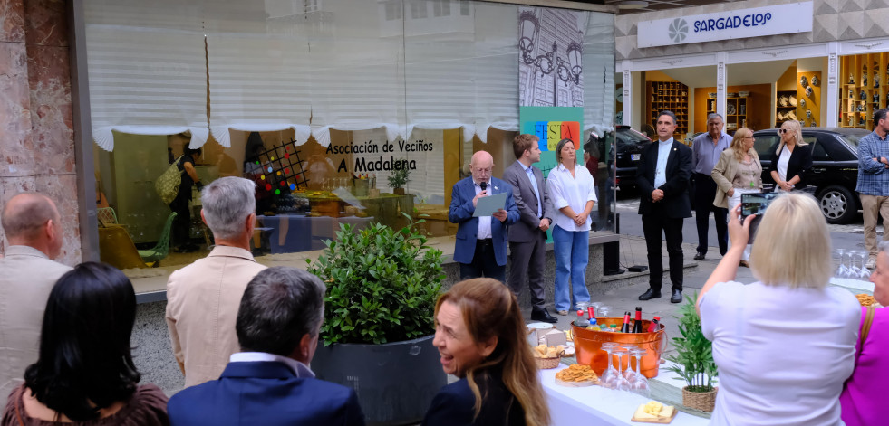 Éxito de convocatoria en el acto de inauguración del nuevo local social de la AVV de A Magdalena