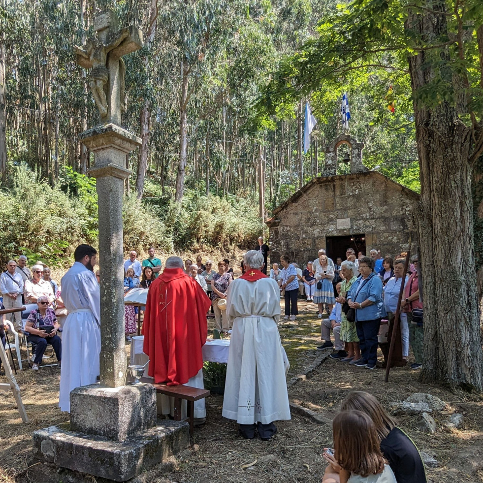Cumpliendo un año más con San Cristóbal en la tradicional romería de los montes de Ferrol